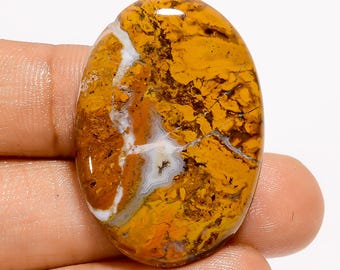 Natürliche Naht Achat Lose Edelstein Cabochon für die Herstellung von Anhänger, Designer Edelstein Hand polierte Steine für die Herstellung von Schmuck, Wire Warp Stone