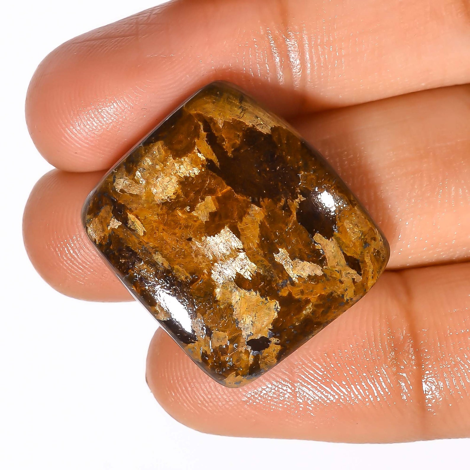 Awesome Top Grade Quality 100% Natural Bronzite Radiant Shape | Etsy