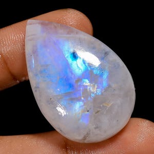 Natural Moonstone Rainbow Moonstone Mix Shape & Size Cabochon, Blue Fire Play Moonstone, Flashy Rainbow Moonstone, Gift for Her