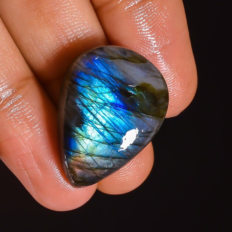 Supreme Top Grade Quality 100/% Natural Labradorite Pear Shape Cabochon Loose Gemstone For Making Jewelry 30 Ct 24X18X8 mm JMK-5996