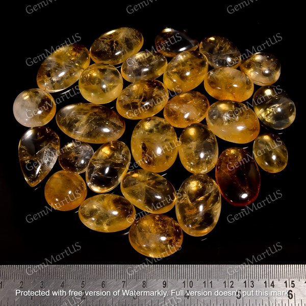 Nice Quality Citrine Cabochon, November Birthstone, Yellow Variety of Quartz, Natural Wholesale Citrine Crystals, Sizes 10mm to 25mm
