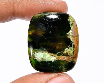 Mtorolite Loose Gemstone Cabochon Chrome Chalcedony Cabochon Green Chalcedony Stones for Jewelry Making, Crafts