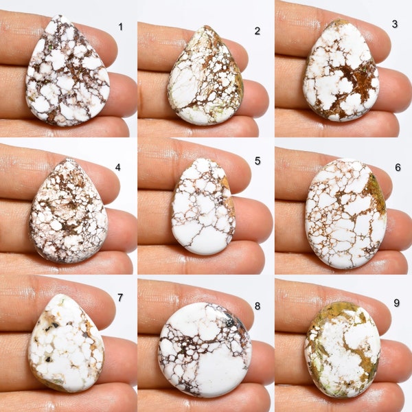 AAA Quality Wild Horse Magnesite Cabochon Gemstone Mix Shape Loose Stone For Making Pendant Necklace Jewelry