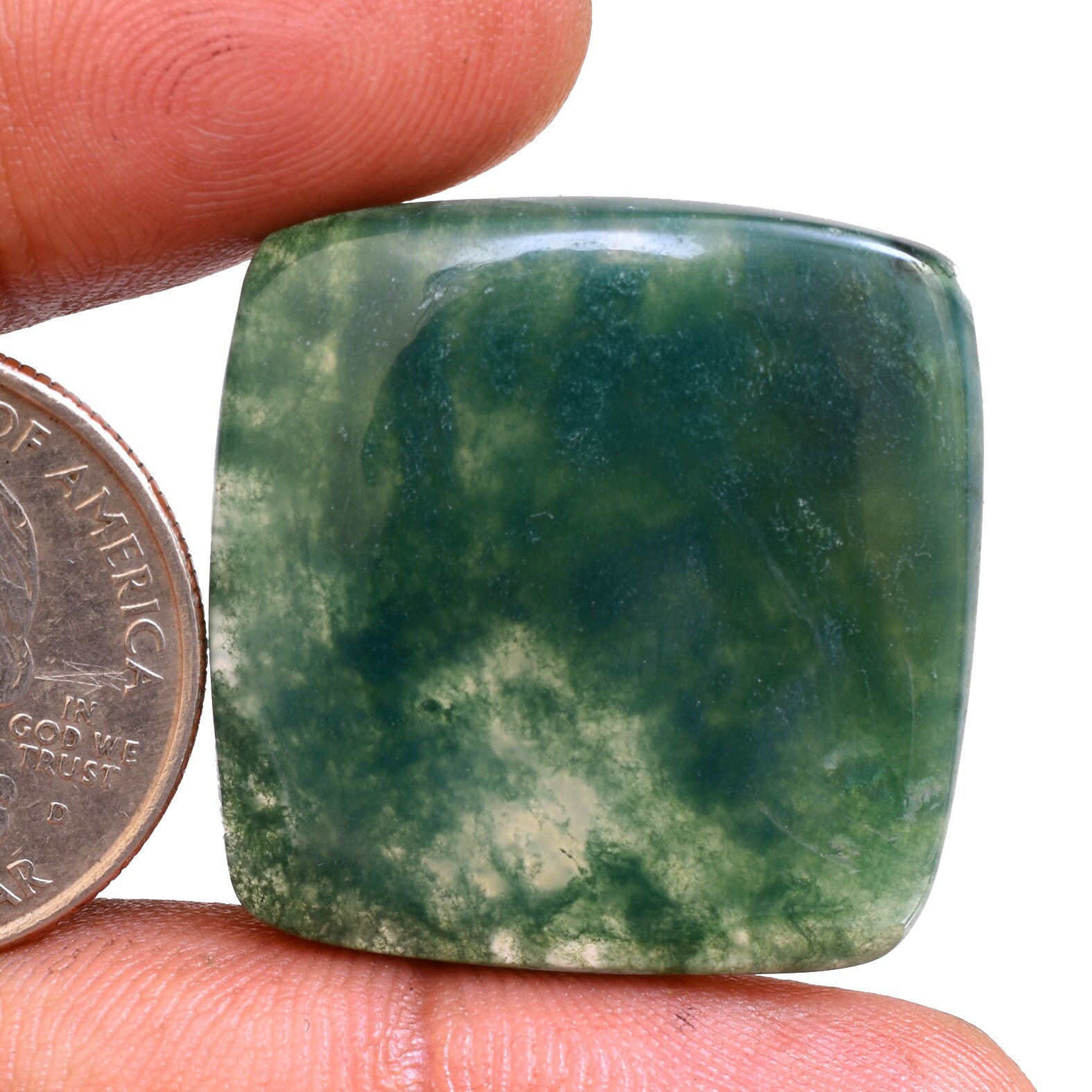 Aaa Quality Top handmade polished Natural GREEN MOSS AGATE | Etsy