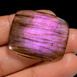 Cabochon di labradorite viola, pietra preziosa naturale di labradorite viola sciolta per la creazione di gioielli