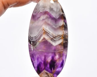 Chevron Amethyst Crystals Cabochon Loose Stone Purple Chevron Amethyst Cabochon Purple Gemstone Polished Purple Amethyst Cabochon