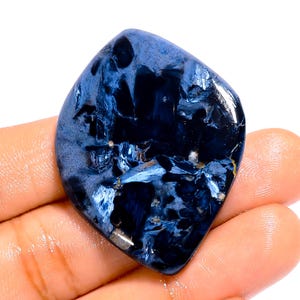 Cabujón de pietersita natural raro, piedra preciosa de pietersita de primera calidad, pulida a mano, piedra suelta, piedra semipreciosa para hacer joyas