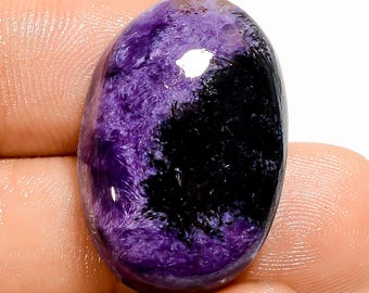 Natural Purple Charoite Cabochon Loose Gemstone Healing Crystals Charoite Stone Charoite Crystal For Making Jewelry, Crafts