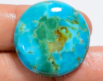 Natural Kingman Turquoise Cabochon, Loose Kingman Turquoise Gemstone, Sky Blue Turquoise Crystal, Jewelry Making Stone, Gift For Her