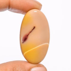 Mookaite naturale Jasper ovale a forma di pera pietra preziosa sciolta Cabochon per la creazione di gioielli, mookaite gialla Cabochon