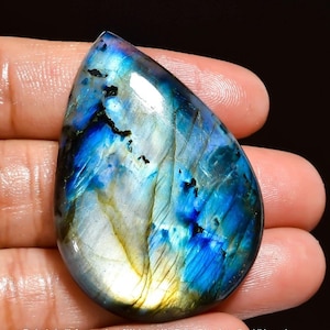 AAA Qualität Natürliche Labradorit Teardrop Cabochon Edelstein Multi Feuer Labradorit Stein Mix Größen für die Schmuckherstellung