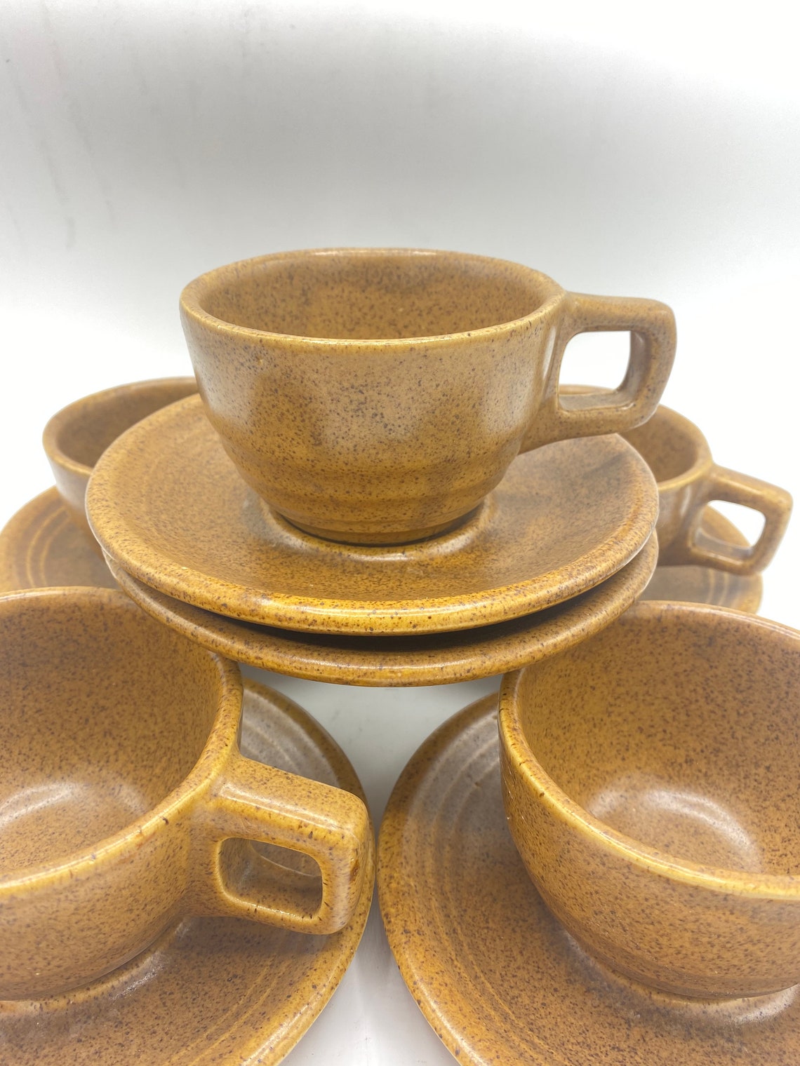 Monmouth Western Pottery Stoneware Mojave Speckled Brown 5 Etsy