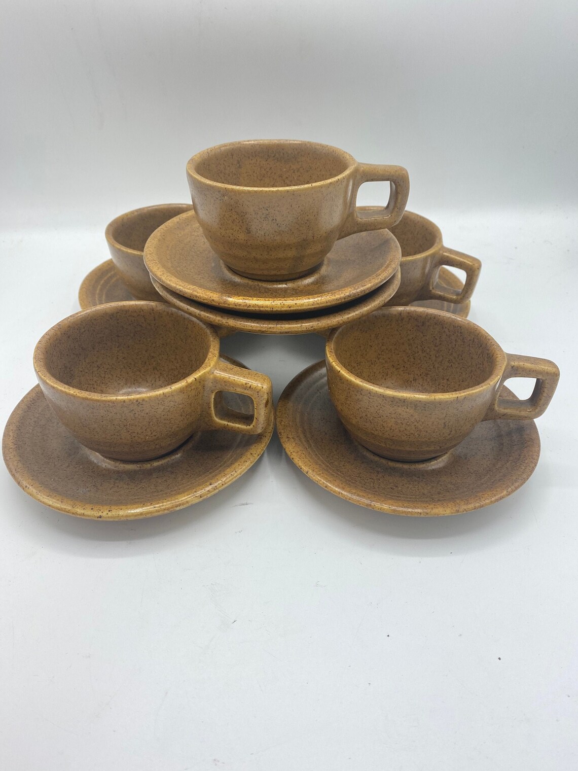 Monmouth Western Pottery Stoneware Mojave Speckled Brown 5 Etsy