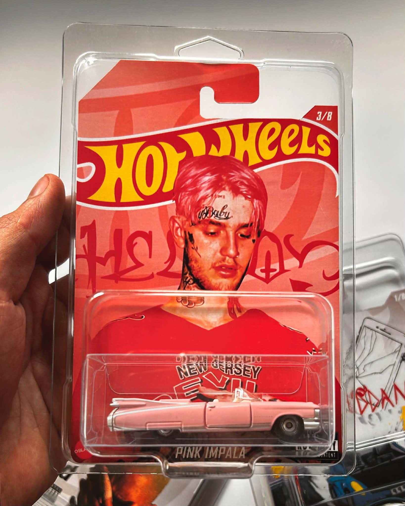 Lil Peep Hot Wheels Style Diecast – Rapper Inspired Card Art