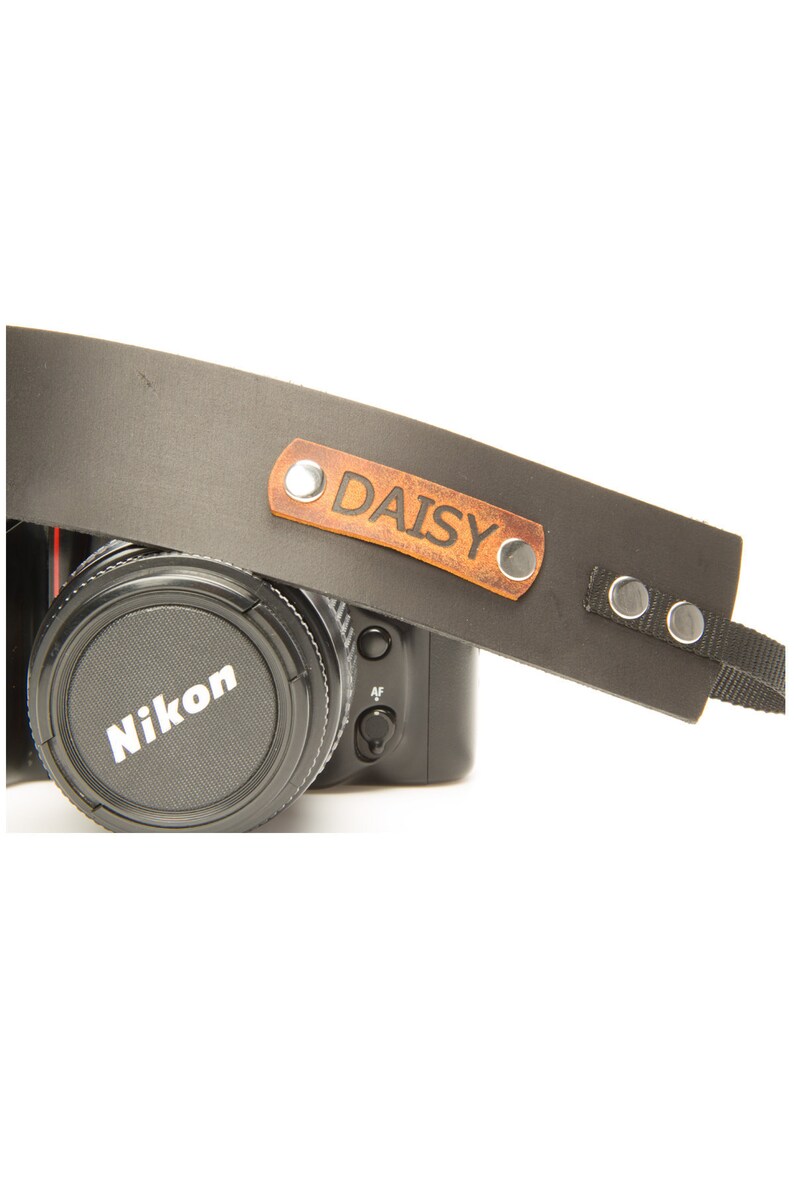 Camera strap unique personalized leather gift