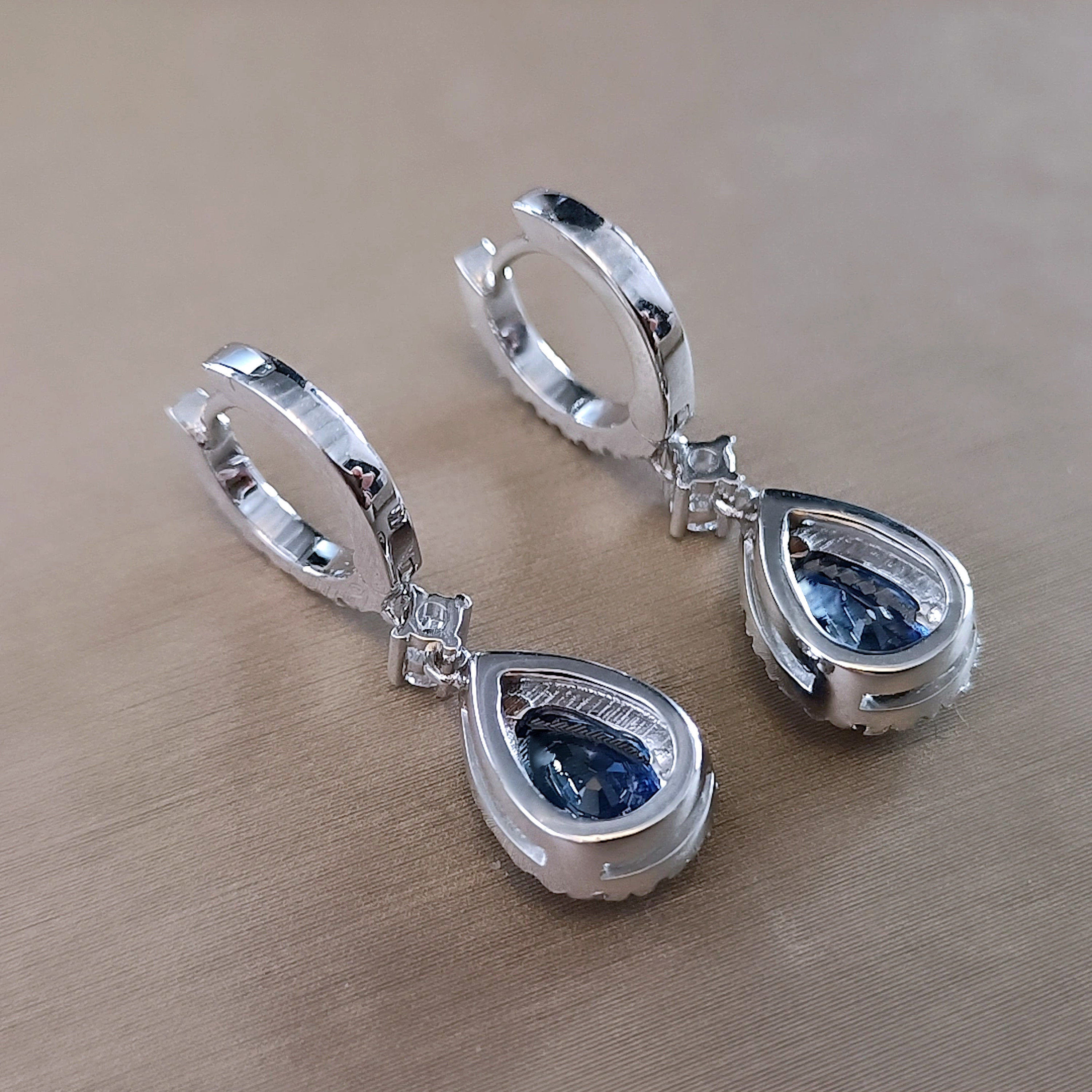 Orecchini Pendenti Bohémien Con Zaffiro Blu – Vintage A Goccia In Lega, Gioielli Per Donna E Ragazza