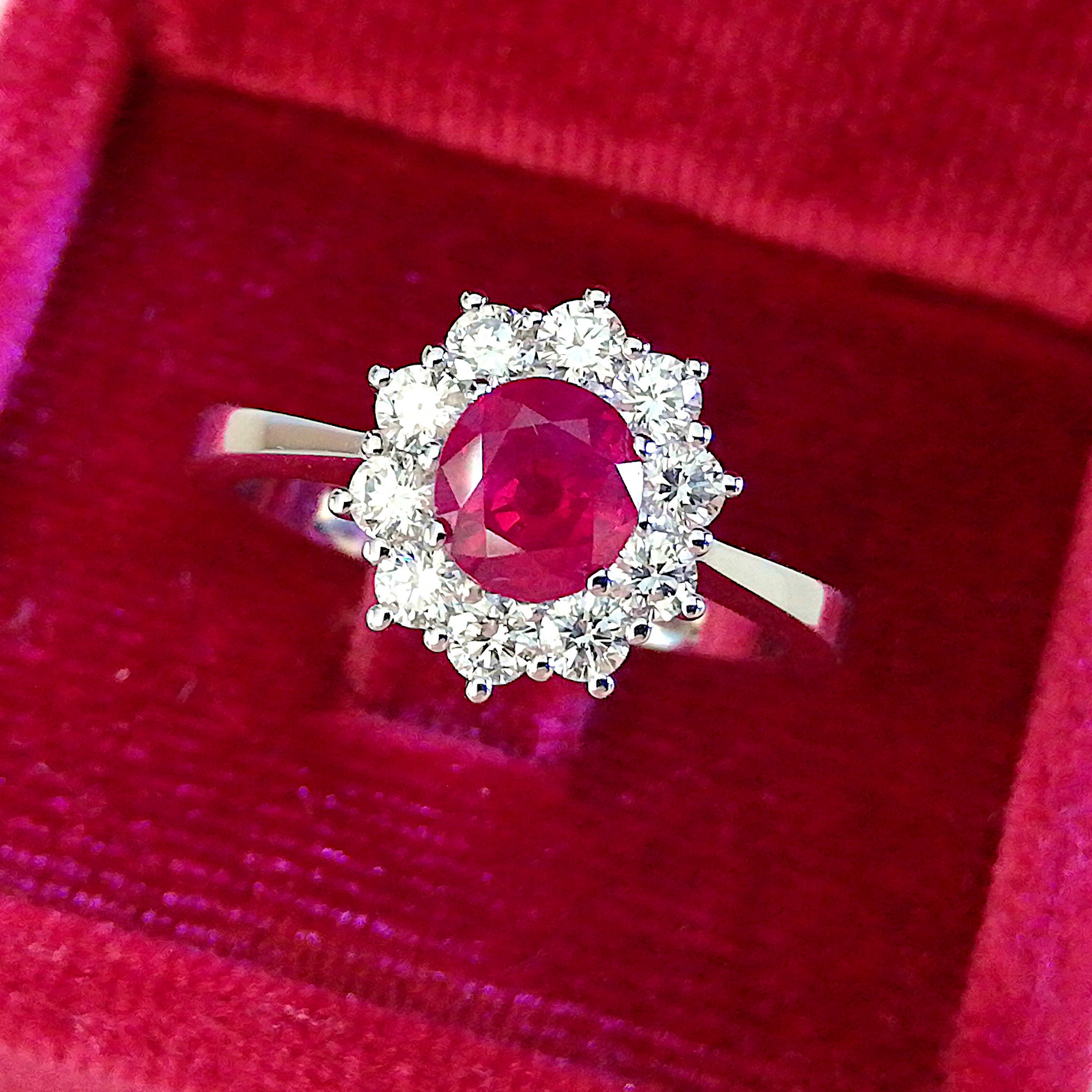 Anello lady shop diana rubino