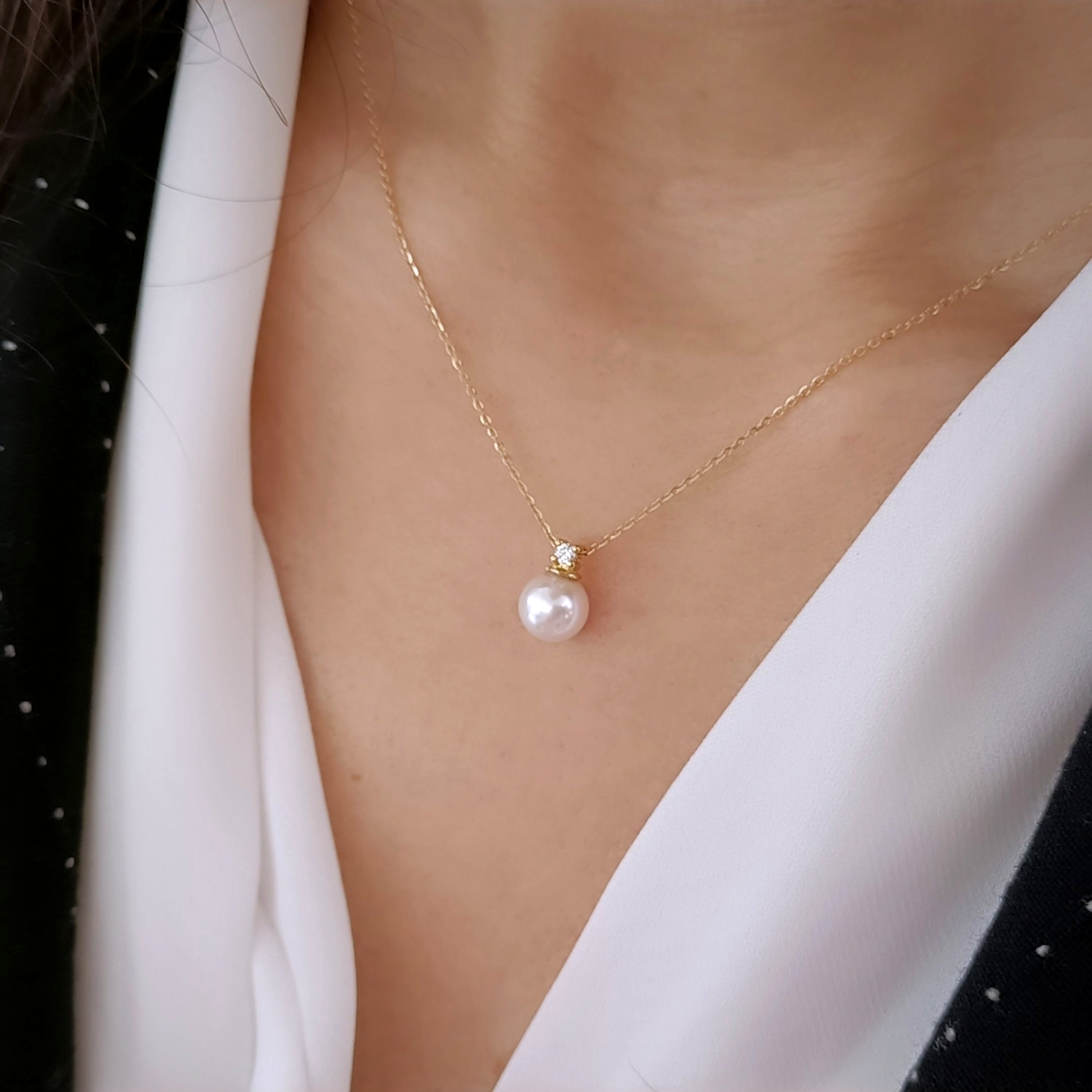 Ciondolo Gabbia Per Perla Fai Da Te – Per Collane Con Perle Akoya O Ostrica, Catena Regalo