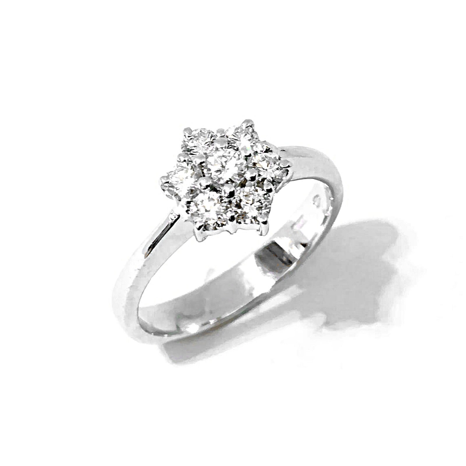 Flower Engagement Ring Daisy Diamond Ring - Etsy