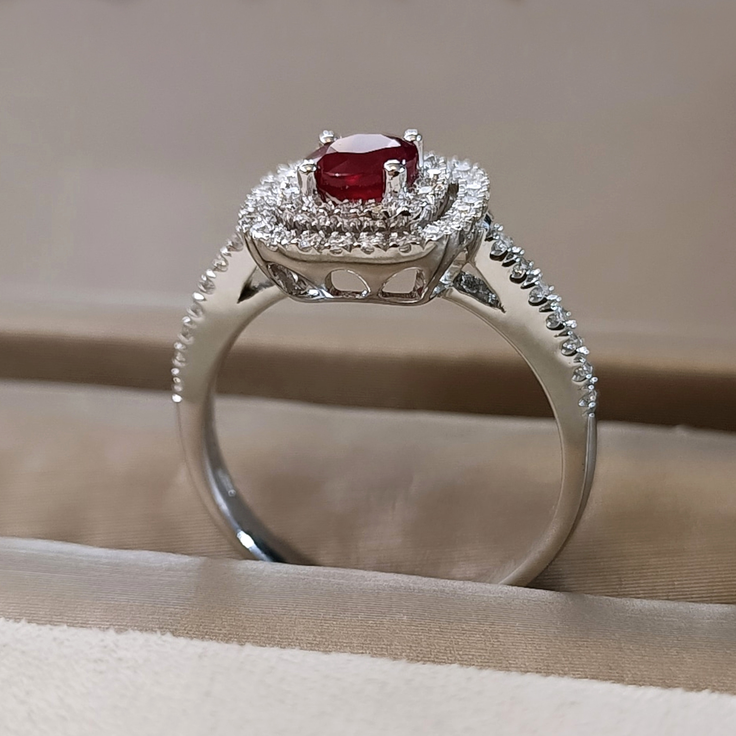 Bague de fiançailles - Or blanc - Diamant - 1ct - Élisa - Arthus Bertrand
