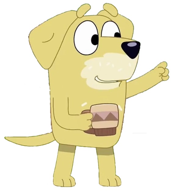 Bluey Iron on Heat Transfer Any Colour Fabric Etsy