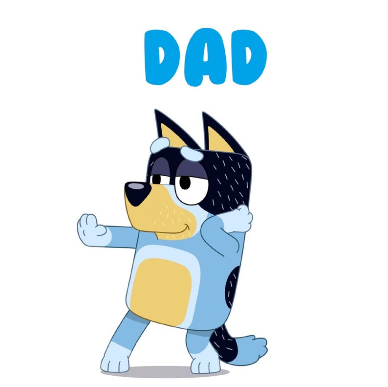 Bluey iron on heat transfer any colour fabric Etsy