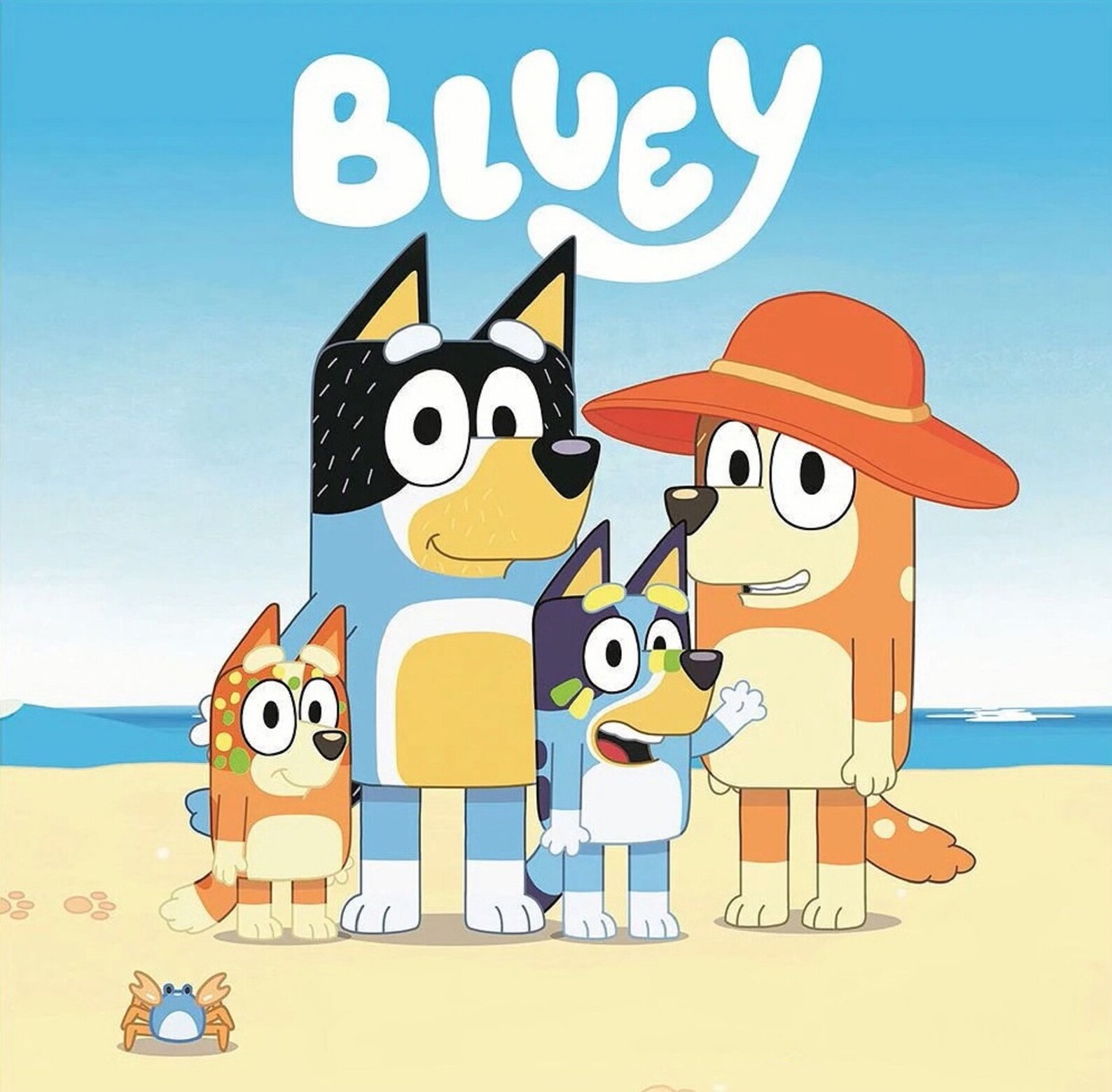 Bluey iron on heat transfer any colour fabric Etsy