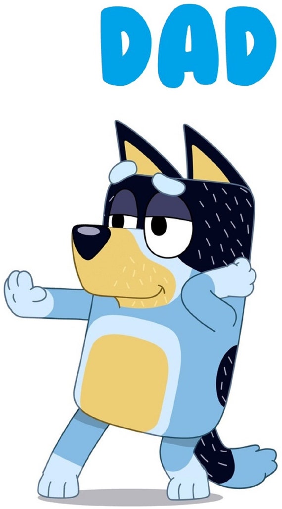 Bluey Iron on Heat Transfer Any Colour Fabric Etsy India