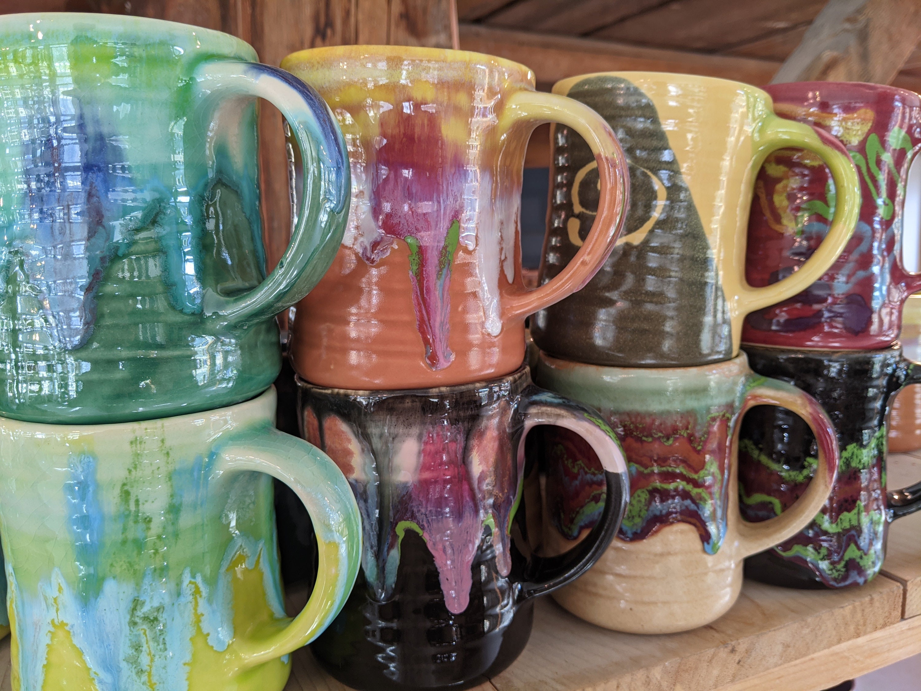 Spanish Ceramic Mug 16 oz Mug Glazed Pottery Mug Coffee Etsy