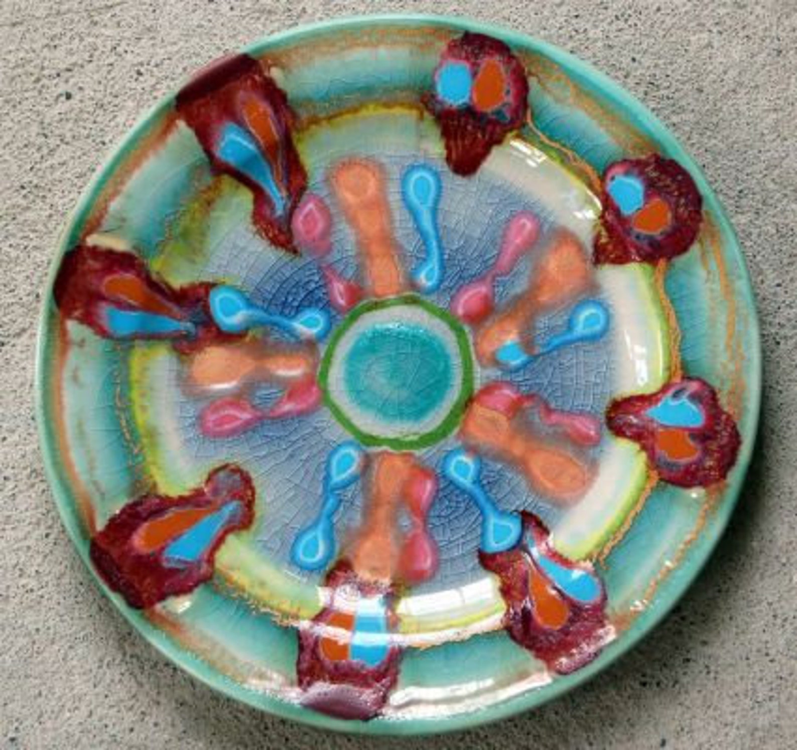 Sand Dollar Dinnerware set glazed handmade pottery dishes Etsy