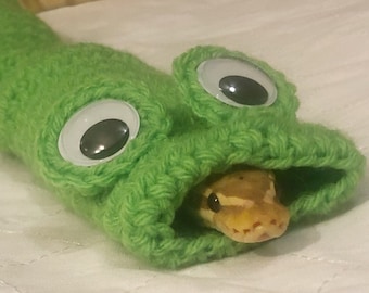 Frog Snake sweater | halloween costume | crocheted snake sweater | crocheted sweater