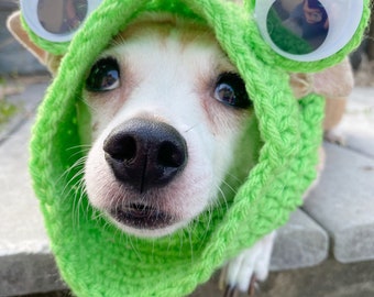 Disfraz De Rana Para Perro Pequeño - Pijama De Forro Polar Con Capucha, Talla S, Ideal Para Halloween O Invierno