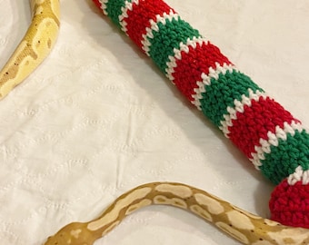 Snake sweater | Christmas sweater | crocheted snake sweater | crocheted sweater | red white green