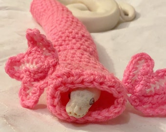 Crocheted Axolotl Snake Sweater | Halloween Costume