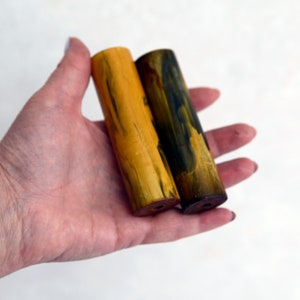 Vintage Bakelite sticks, old bakelite rod set 2 pcs 125 grams