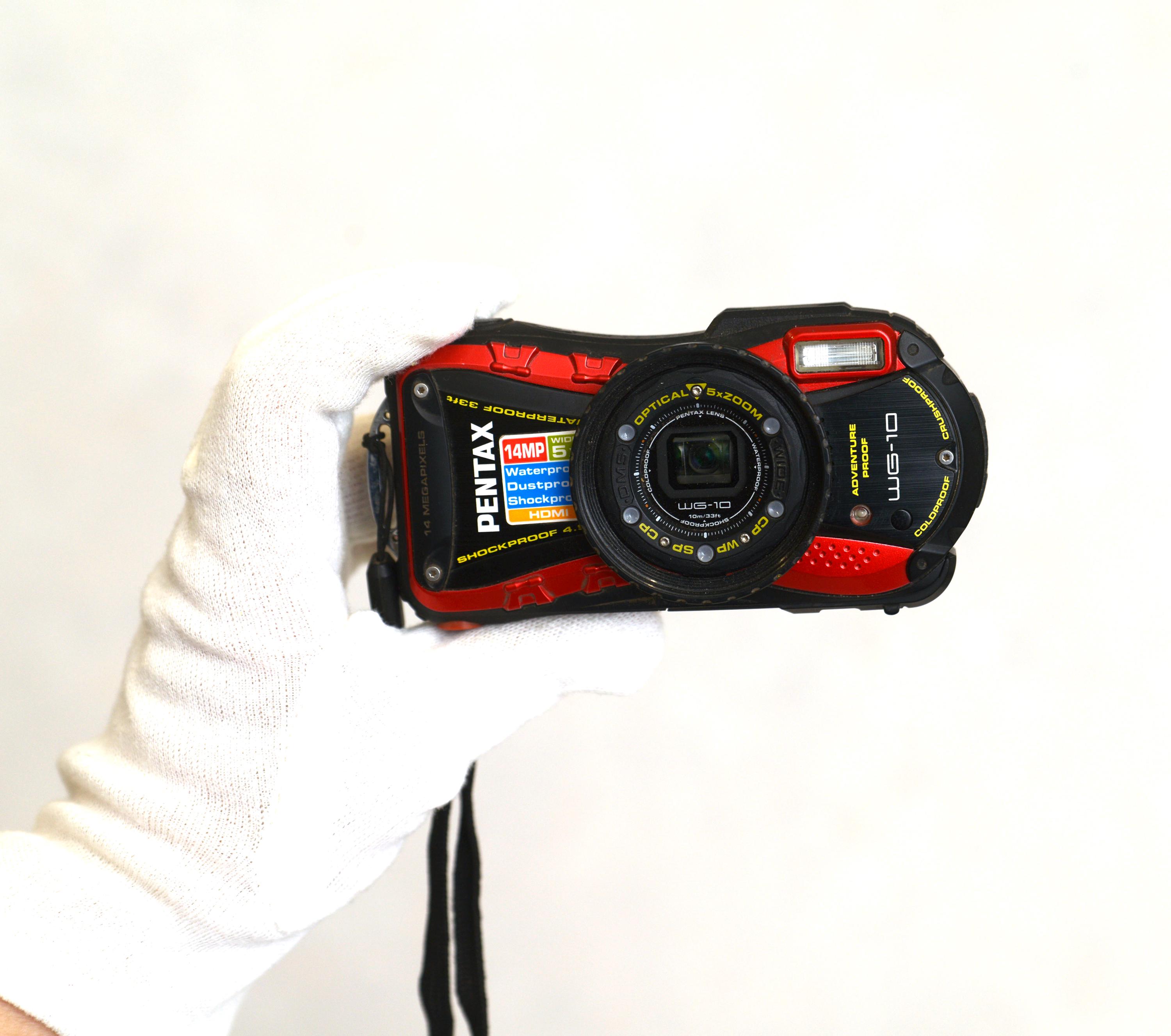 Pentax Optio WG-10 Digital Camera, Waterproof Camera, Dust Proof