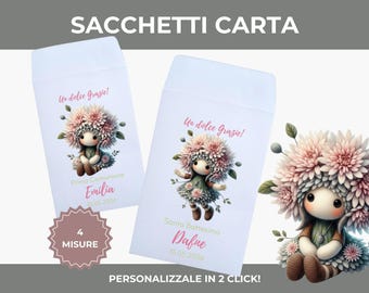 50 Baby Girl Christening Bags, Confetti Sachets and Confetti Table with Flower Fairies and Butterflies.