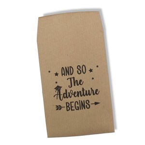 Kraft paper bags for personalized graduation favors, 10 graphics, touch parchment, Rainbow, University Confetti image 5