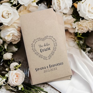 50 Personalized kraft paper bags