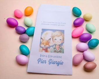 Little Prince Confetti Bags – Christening/Birthday Paper Bags – Children's Confetti – 50 pcs