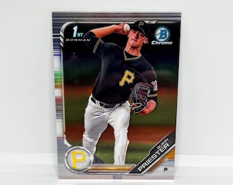 Quinn Priester #BDC44 Pittsburgh Pirates; 1. Bogenschütze - Refraktor; Topps Bowman Baseball 2019