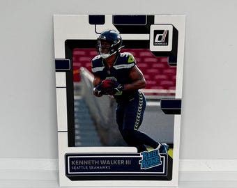 KENNETH WALKER III 2022 Panini Select Numbers #23 Football Card