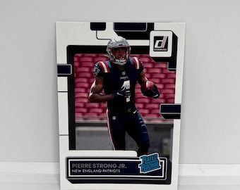 Pierre Strong Jr #341 New England Patriots; Rated Rookie; Panini Donruss Football 2022