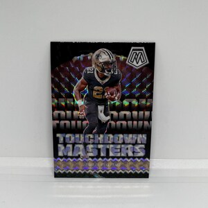 Jamaal Williams #TMJWS New Orleans Saints ; Insert Touchdown Masters - Mosaïque argentée ; Ballon de football mosaïque Panini 2024