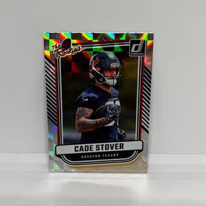 Cade Stover #TR11 Houston Texans; Die Rookies-Einlage; Panini Donruss Fußball 2024