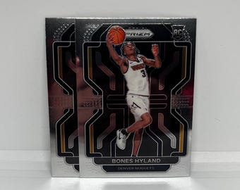 Bones Hyland #302 Los Angeles Clippers; Rookie; Panini Prizm Basketball 2021