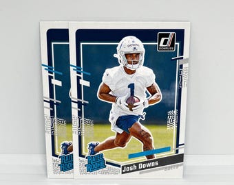 Josh Downs #345 Indianapolis Colts; Novato calificado; Fútbol Panini Donruss 2023