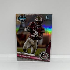 Trey Benson #5 Arizona Cardinals; 1. Bogenschütze - Refraktor; Topps Chrome Bowman U Football 2023