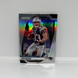 Wes Welker #201 Patriots de la Nouvelle-Angleterre ; prix d'argent ; Football Panini Prizm 2024