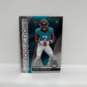 Brian Thomas Jr #7 Jacksonville Jaguars; Rookie - Introductions Insert; Panini Mosaic Football 2024